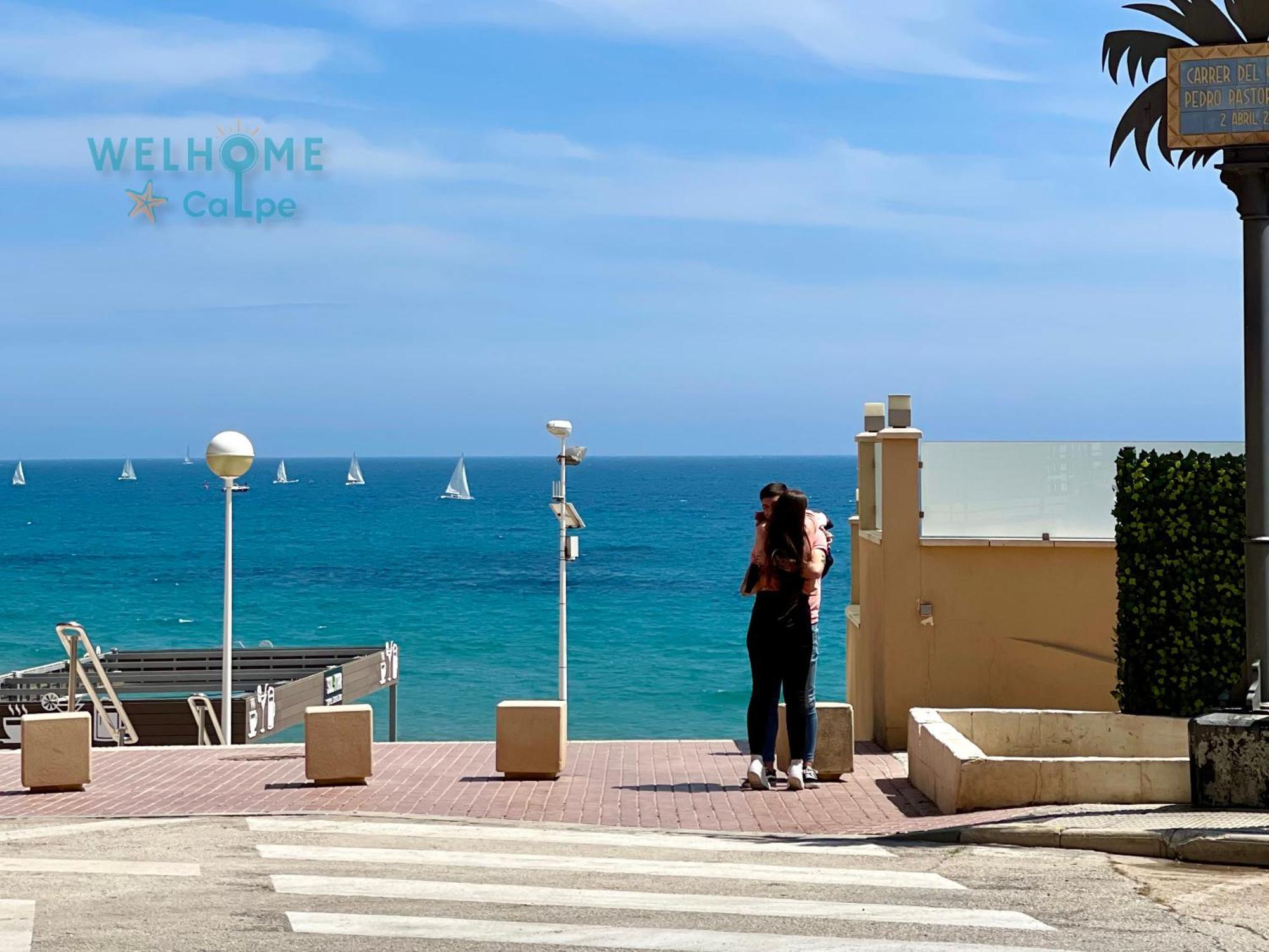 Calalga Сasa Frente A La Playa Con Piscina Privada Villa Calpe Kültér fotó