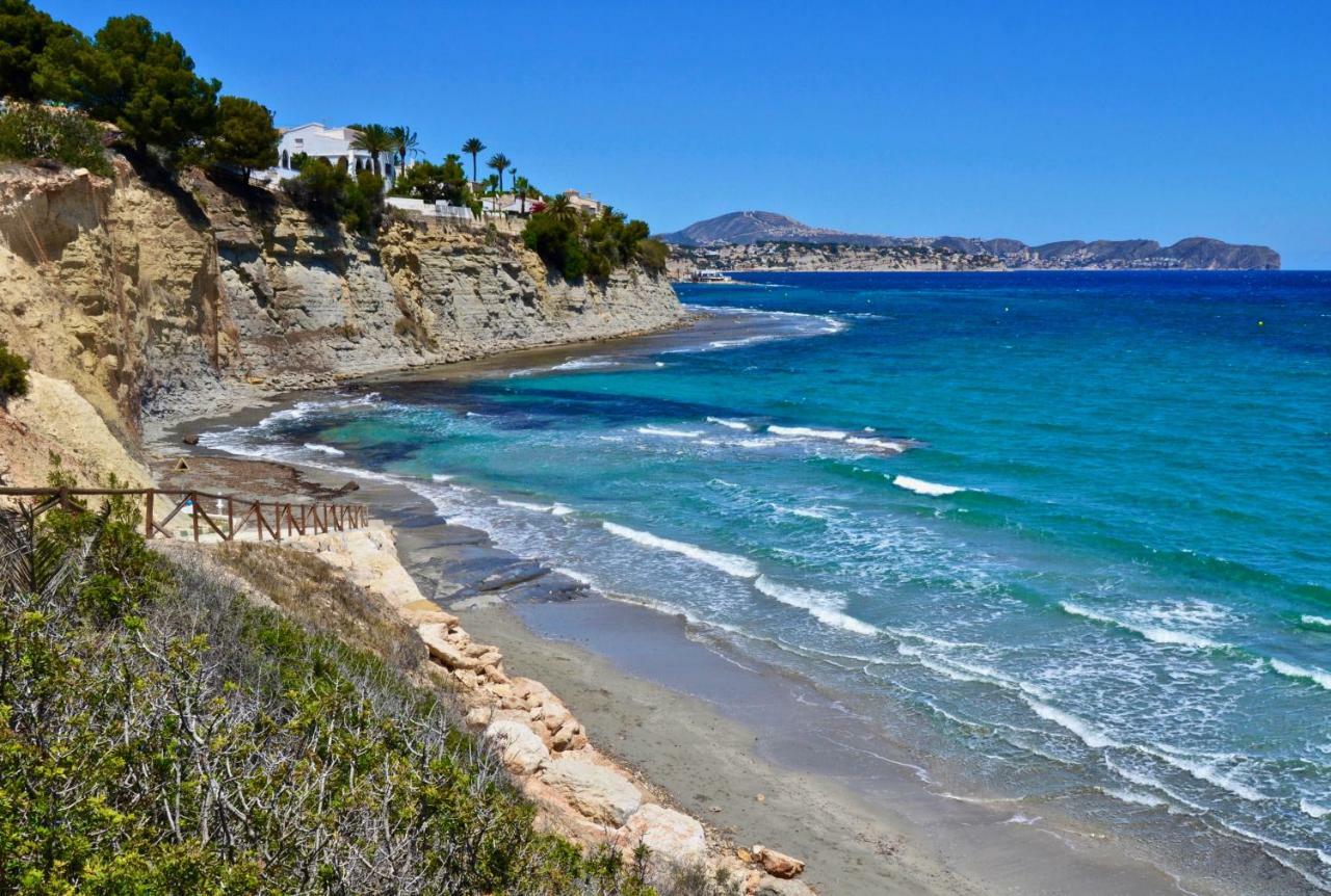 Calalga Сasa Frente A La Playa Con Piscina Privada Villa Calpe Kültér fotó